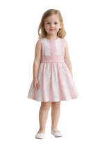 Cargar imagen en el visor de la galería, Vestido Lino Franjas Rosa