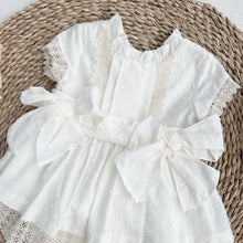 Cargar imagen en el visor de la galería, Conjunto Bb Vestido Plumeti