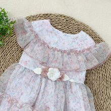 Cargar imagen en el visor de la galería, Vestido Flores Tul
