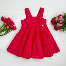 Cargar imagen en el visor de la galería, Vestido Rojo Perforado