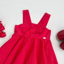 Cargar imagen en el visor de la galería, Vestido Rojo Perforado