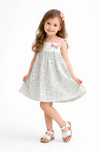 Cargar imagen en el visor de la galería, Vestido Florecitas Celeste