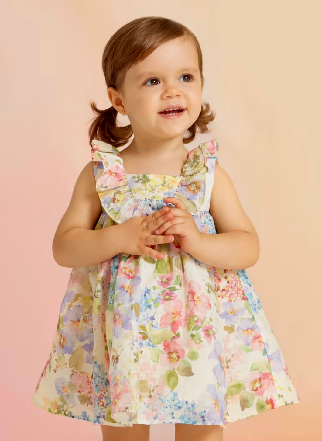 Vestido Flores Pastel