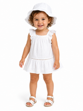 Cargar imagen en el visor de la galería, Vestido Perforado Blanco