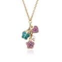 Collar Mariposas Guinda J5-1
