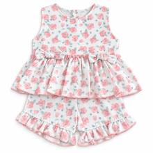 Cargar imagen en el visor de la galería, Conjunto Short Flores Rosa