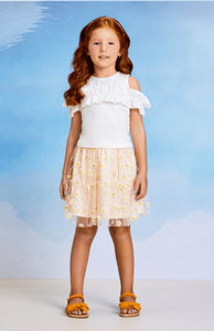 Conjunto Falda Margaritas