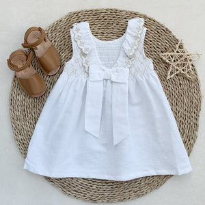 Vestido Lino Camel