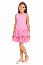 Cargar imagen en el visor de la galería, Vestido Ballon Rosa Volantes