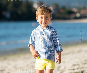 Conjunto rayas navy