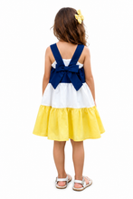 Cargar imagen en el visor de la galería, Vestido Granjas Amarillo Marino