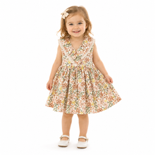 Cargar imagen en el visor de la galería, Vestido Flores Cuello V