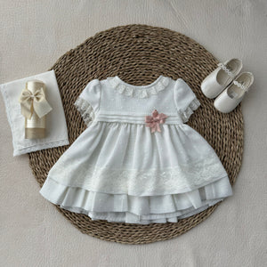 Vestido Lino Bordado