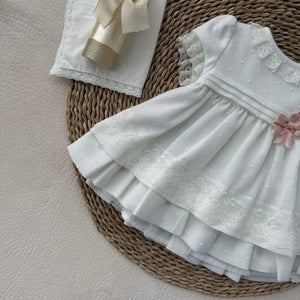 Vestido Lino Bordado