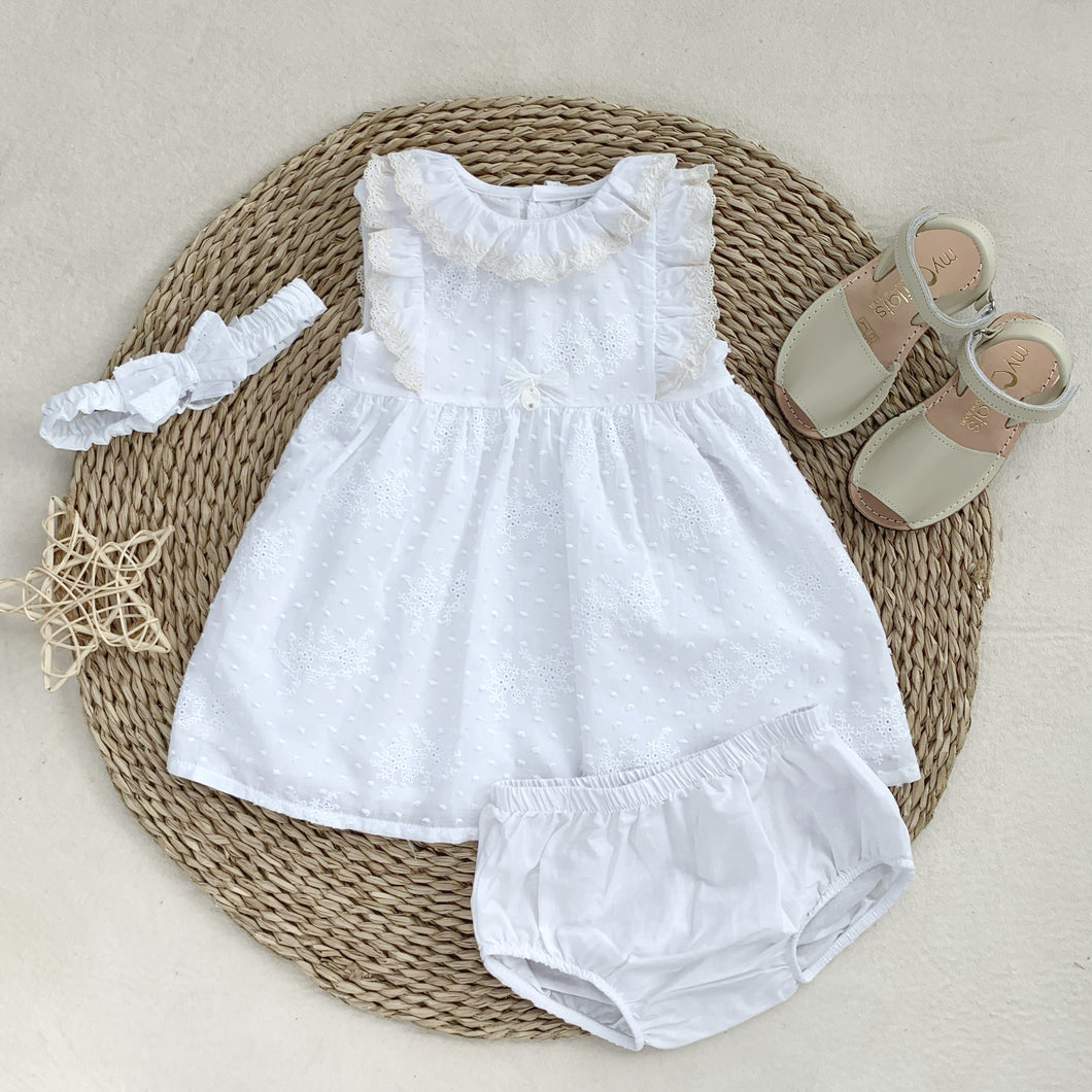 Vestido Perf Bco Beige