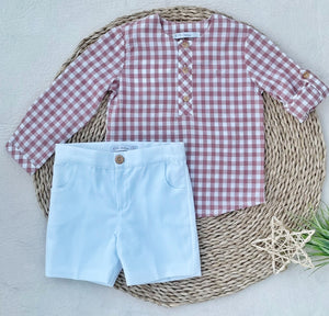CONJUNTO  CUADRO GRANATE