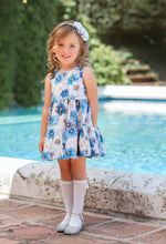 Cargar imagen en el visor de la galería, Vestido Flores Azul