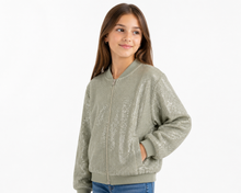 Cargar imagen en el visor de la galería, Bomber Jacket olivo