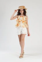 Cargar imagen en el visor de la galería, Conjunto Short Girasoles Tul