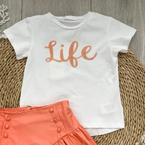 Conjunto Falda Coral
