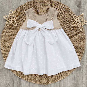 Vestido Blanco Crema